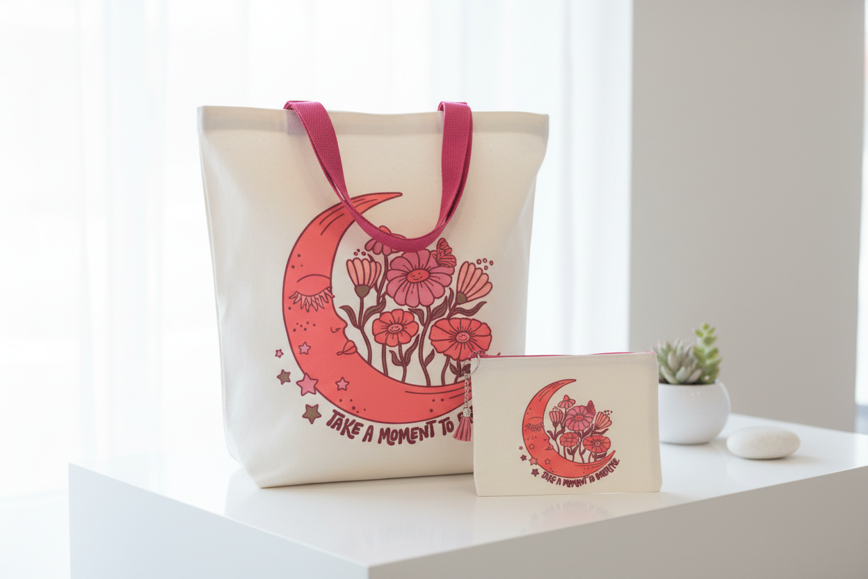 Tote Bag w/small pouch