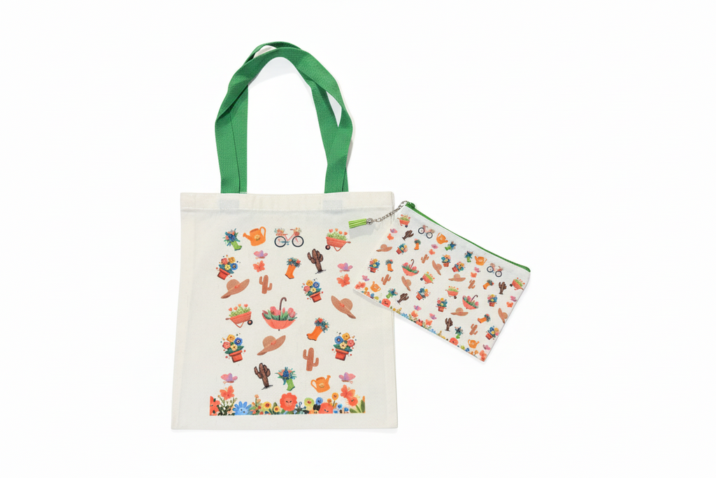 Tote bag w/ small pouch