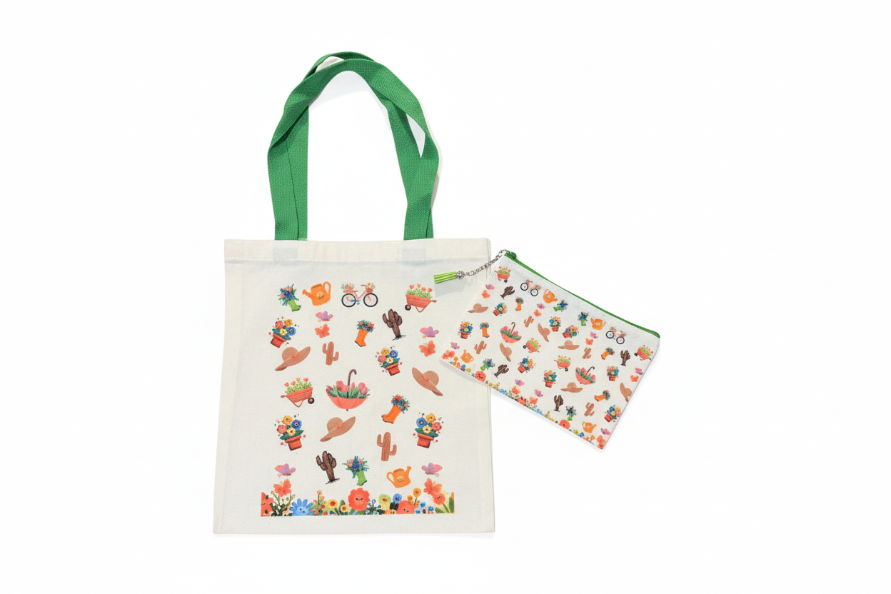 Tote bag w/ small pouch