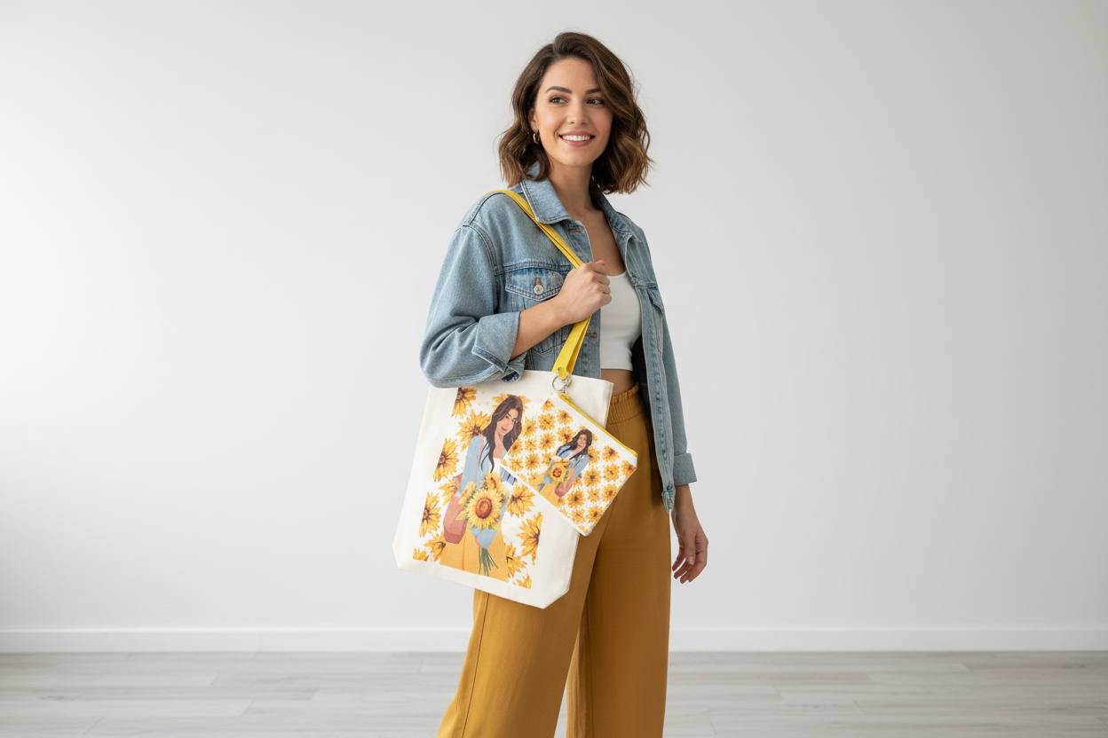 Tote Bag w/ small pouch
